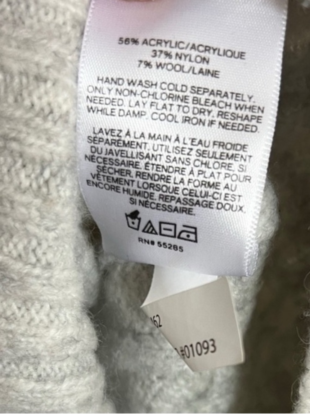 Express Cable-Knit Crewneck Sweater - Picture 3 of 4